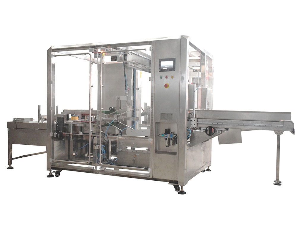 Side push opening and sealing integrated machine