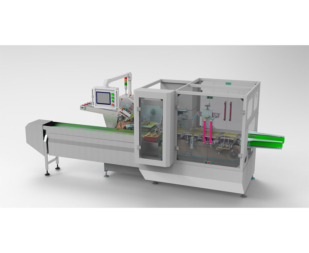 300 pillow type automatic box loading machine