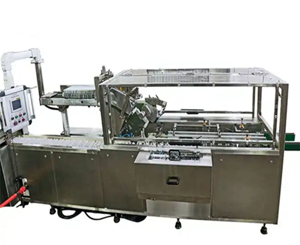 FULL AUTOMATIC HIGH SPEED BOXING MACHINE FOR TOOTHPASTE TUBE IN TOOTHPASTE MAKING LINE