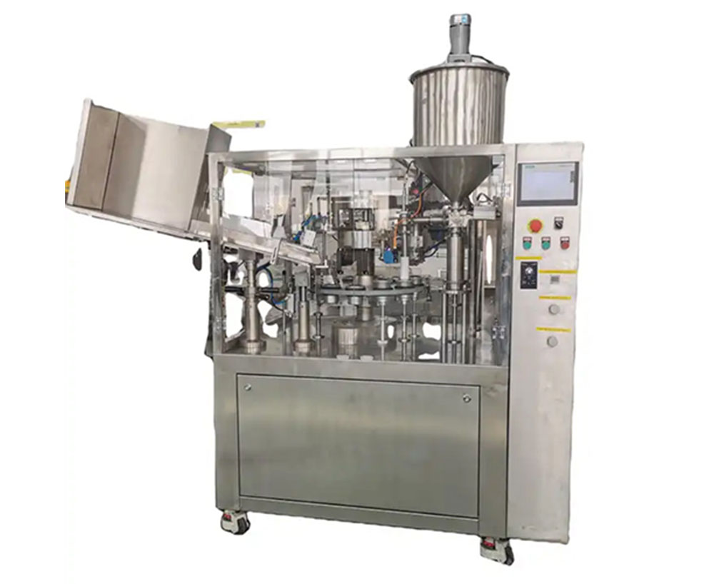 Filling and sealing machine